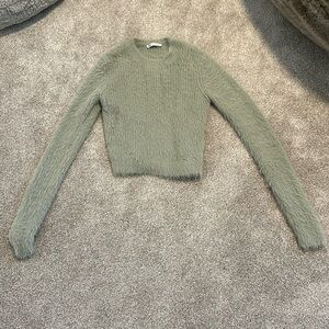 cropped zara sweater
